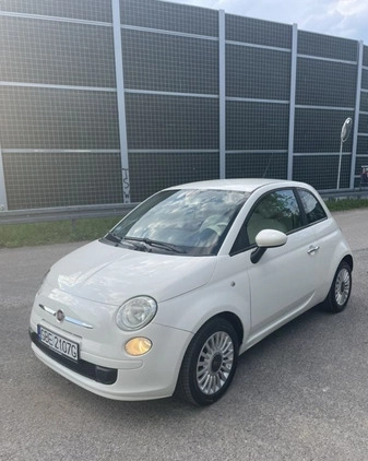 Fiat 500 cena 17800 przebieg: 159000, rok produkcji 2008 z Biała małe 301